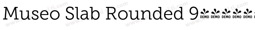 Museo Slab Rounded 9字体转换